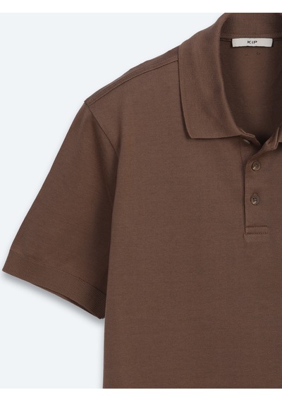 Kip Kahverengi Düz %100 Pamuk T-shirt "locale":"tr","value":"kahverengi" , "locale":"en","value":"brown"
