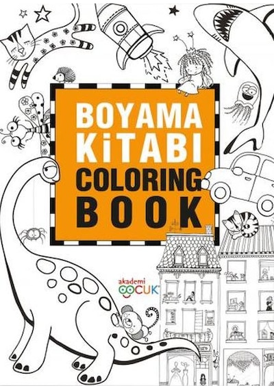 Boyama Kitabı - Coloring Book - 24x33,5 Cm - Wsıj-623165