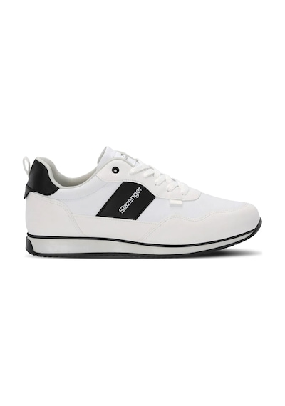 Slazenger Onset I Erkek Beyaz / Siyah Sneaker Beyaz - Siyah