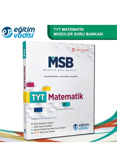 Eğitim Vadisi Tyt Matematik Modüler Soru Bankası 2022