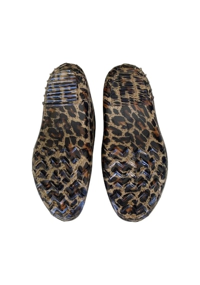 Patik Çiçekli Bahçe Ve Tarım Kız Çocuk Ayakkabısı 21-28 Leopar Leopar