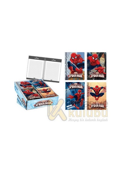 Spiderman Bloknot A-6 80 Yaprak Metalize 140400-06