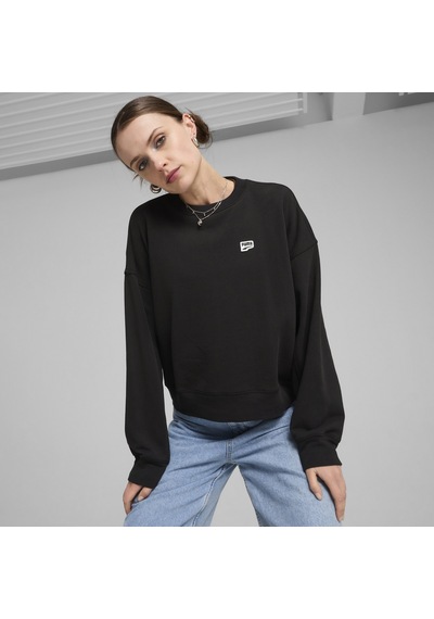 Puma Downtown Re:collectıon Crew Siyah Kadın Sweatshirt