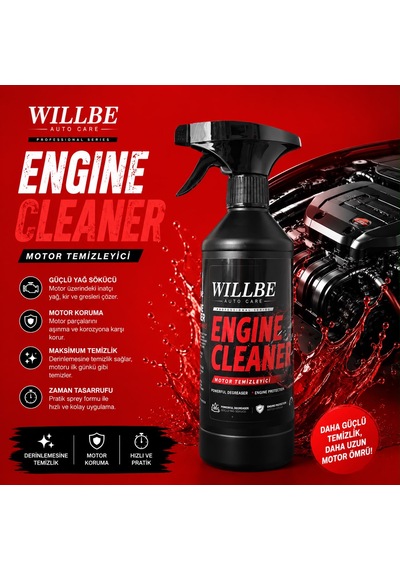 Willbe Auto Care Motor Temizleyici 500ml