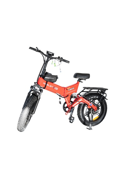 T-bike Robust-x8 250w Katlanabilir Elektrikli Bisiklet Kırmızı Kırmızı