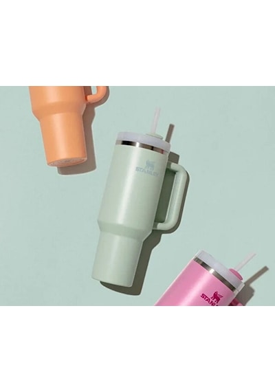 Stanley The Quencher H2.o Flowstate Tumbler 1.18l Pipetli Termos 10-10824-652 Yeşil Yeşil