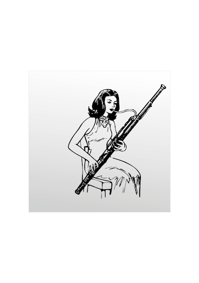 Folyo Sticker Müzik Ve Aşk 100cm Uzunluk Siyah