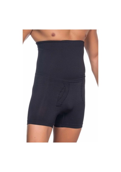 Senoramoda Siyah Seamless Toparlayıcı Erkek Yüksek Bel Double Boxer Korse Senoramoda Siyah Seamless Toparlayıcı Erkek Yüksek Bel Double Boxer Korse