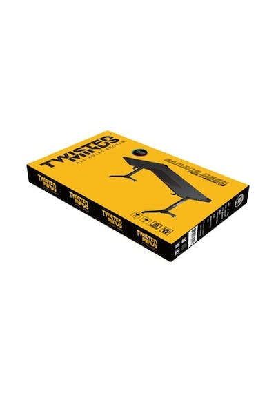Twısted Minds Warrıor Tm-y-lb-rgb L Design Oyuncu Masası Siyah