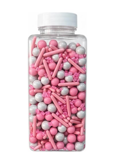 Dekoratif Şeker Pembe 250 G Pasta, Cupcake Ve Tatlı Süslemeleri İçin Dekoratif Şeker