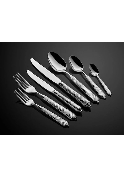 Joy Carmen 1chj-003 Embossed 89 Parça Çatal Kaşık Bıçak Takımı Gri