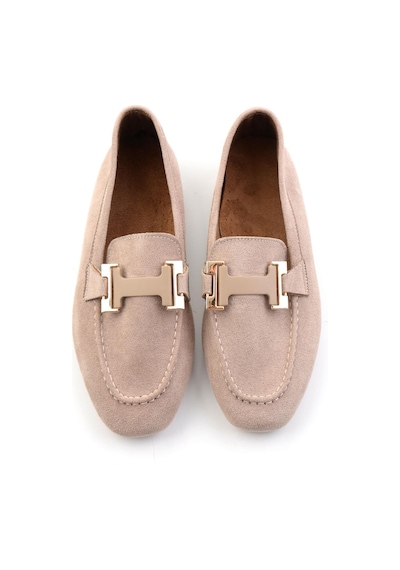 Bambi Toprak Kadın Loafer Ayakkabı K01688012272 Toprak
