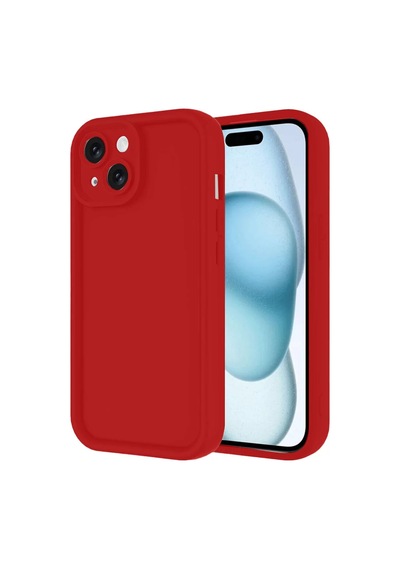 Newface Apple İphone 14 Kılıf Viera Silikon - Kırmızı