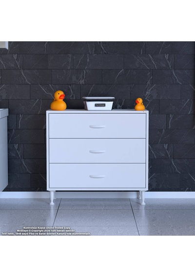 Eliusta Seçer 3 Çekmeceli 80 Cm Banyo Ve Mutfak Dolabı Beyaz 80x75x32,5 Cm Çok Amaçlı Organizer Dolap Beyaz Eliusta Seçer 3 Çekmeceli 80 Cm Banyo Ve Mutfak Dolabı Beyaz 80x75x32,5 Cm Çok Amaçlı Organizer Dolap Beyaz