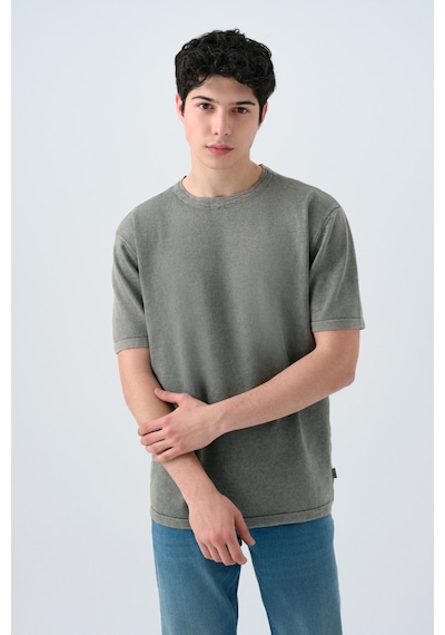 Loft Lf2039337 Erkek Kısa Kollu T-shirt Khakı
