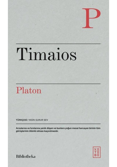 Ketebe Platon Timaios