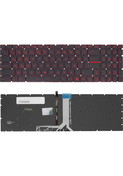 Msı Uyumlu Ge62 7rd Apache -840xtr, Ge62 7rd-1406xtr Apache Klavye Tr Işıklı - Kırmızı Aydınlatma