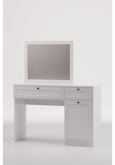 Terra Makyaj Masası 120 X 97 X 41 Cm - Modern Tasarım Beyaz