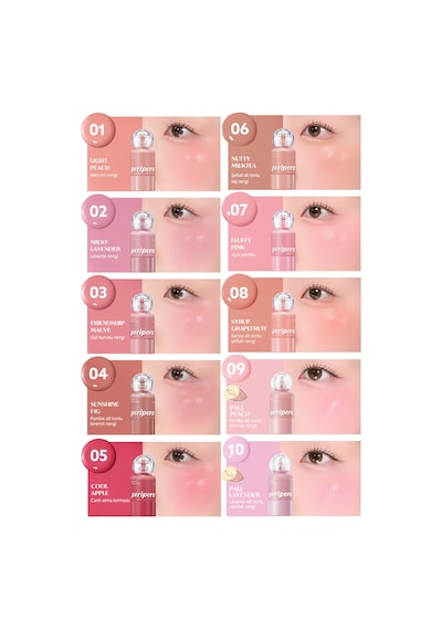 Peripera Syrupy Tok Cheek 01 Light Peach