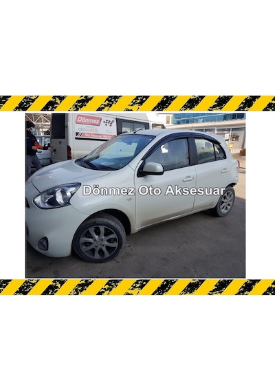 Nissan Micra Mügen Cam Rüzgarlığı 2011-2018 Arası 4 Lü Set N11.16201