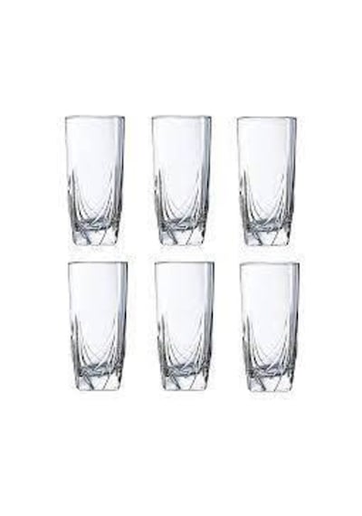 Ascot 6'lı Meşrubat Bardak Takımı Uzun 300ml 45120 Şeffaf