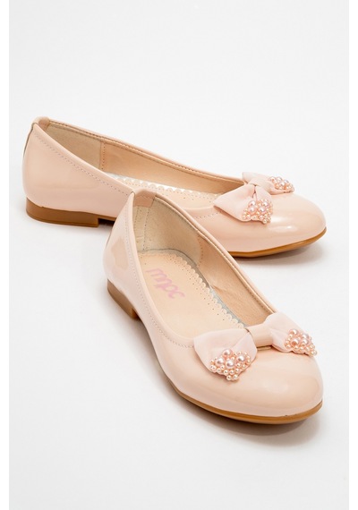 Mnpc Kız Çocuk Pudra Fashion Babet 25y4b10053173 Pudra