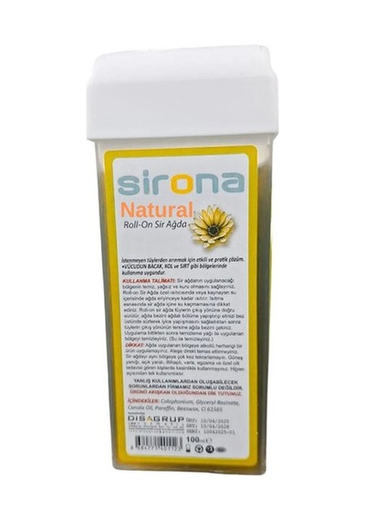 Sirona Kartuş Natural Sarı 100ml.