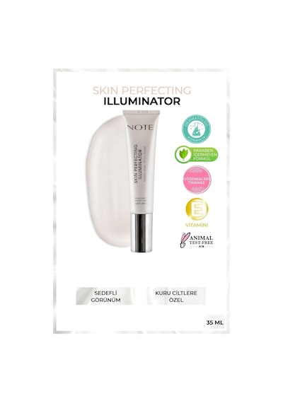 Note Cosmetique Skin Perfecting Illuminator Aydınlatıcı Kuru Ciltlere Özel Makyaj Bazı