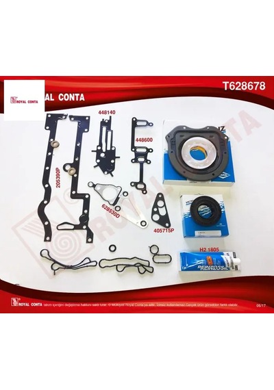Alt Takım Conta Reınz Keçeli Transıt V348 11 14 V363 14 Ranger 12 2.2tdcı 155ps Euro5 A.ceker Royal Conta Bk3q6008aat