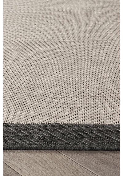 Sisalux 3088 Gri Antrasit Sisal Dokuma Jüt Kilim Hav Toz Vermez Salon Mutfak Oturma Odası Halısı Gri - Antrasit