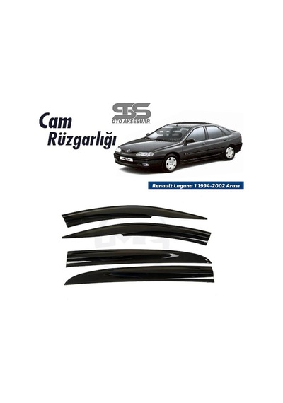 Cam Rüzgarlığı Renault Laguna 1 1994-2002 Arası Mügen Tip Piano Blackk