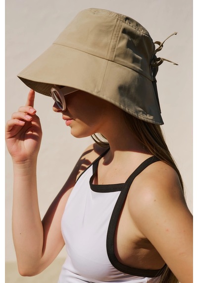 Manuka Bucket Bağcıklı Şapka Camel Ss26spk00006-05