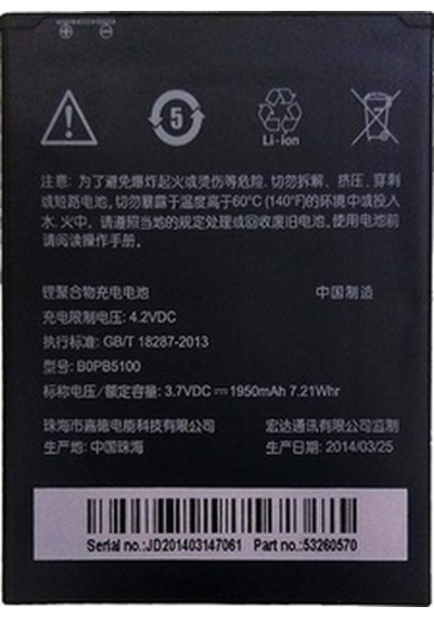 Htc Desire 516 Pil Batarya B0Pb5100