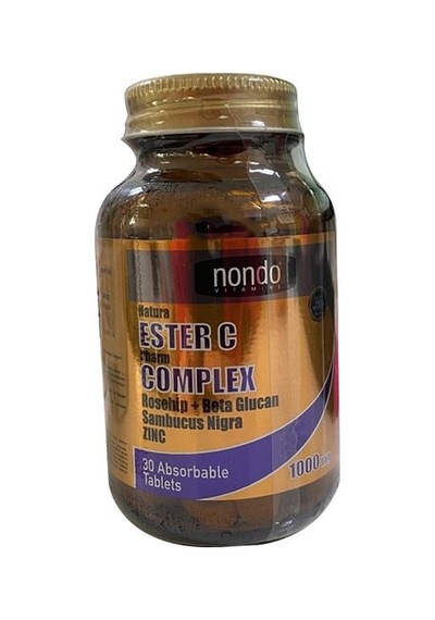 Nondo Ester C Complex 1000mg With Rosehip Tablet 30 Lu