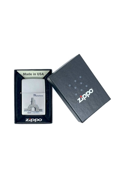 Zippo Muravera Sardinya - Limited Edition Dizayn Çakmak Gri