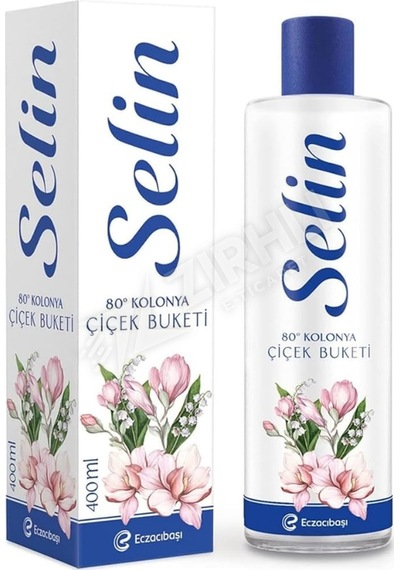 3 Adet Selin Kolonya Çiçek Buketi 400 Ml Pet