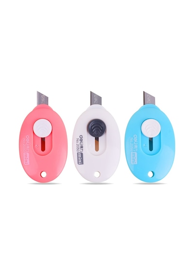 Pm-14375 Çelik Bıçaklı Mini Tekli Falçata Maket Bıçağı