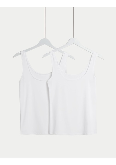 Marks & Spencer 2'li Flexifit Atlet Seti Beyaz