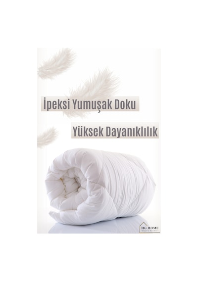 Tek Kişilik Comfort Microfiber Yorgan Beyaz