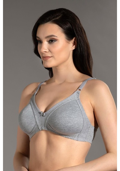New Bra Kadın Toparlayıcı Desteksiz Gri Sütyen 3c3t1n7o50 001