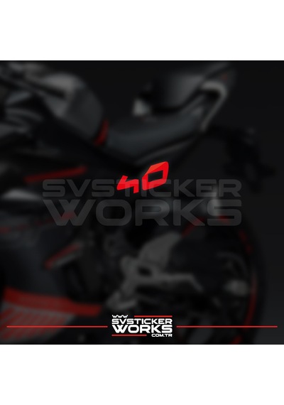 Cfmoto 450sr 40 Sticker Yan Plastik Sticker Etiket Yüksek Kalite Folyo