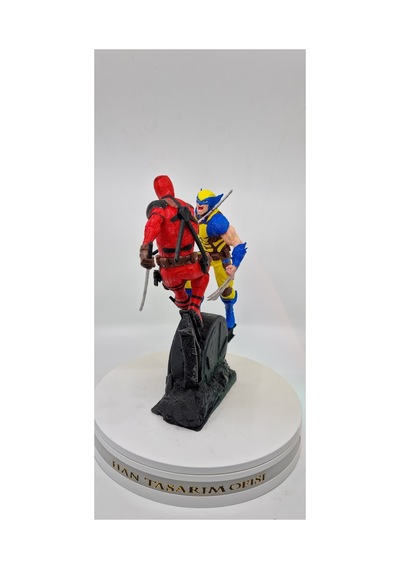 Deadpool Wolverine 2li Figür