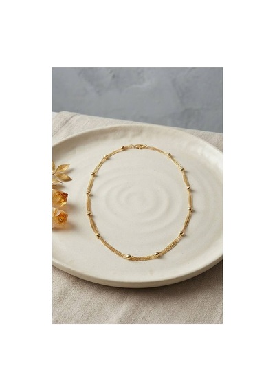 Cm Top Zincirli Gold Renk 50 Cm Kadın Kolye Tj-bko11216 Evimdeyokyok