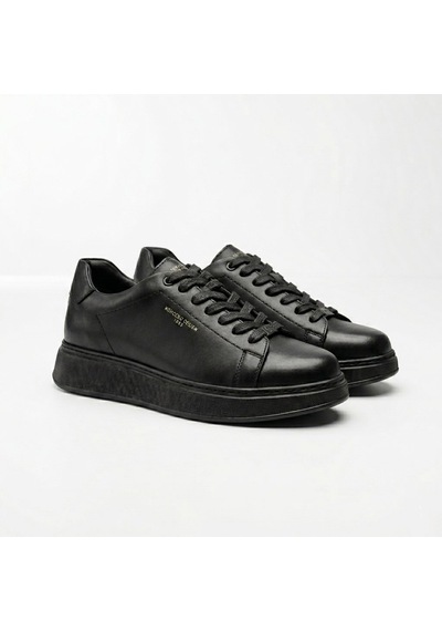 Komcero Bağcıklı Kalın Taban Sade Model Erkek Hakiki Deri Günlük Sneaker Ayakkabı K1372-2225 Siyah Komcero Bağcıklı Kalın Taban Sade Model Erkek Hakiki Deri Günlük Sneaker Ayakkabı K1372-2225 Siyah