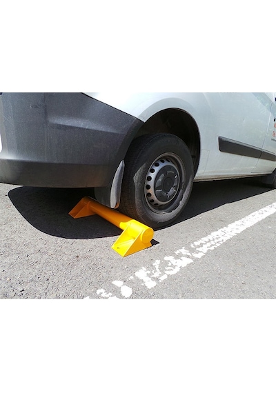 Teker Yaslama Bariyeri Demir Otopark Bariyer Park Demiri Otopark Stoperi 60 Cm Ø76mm 2mm