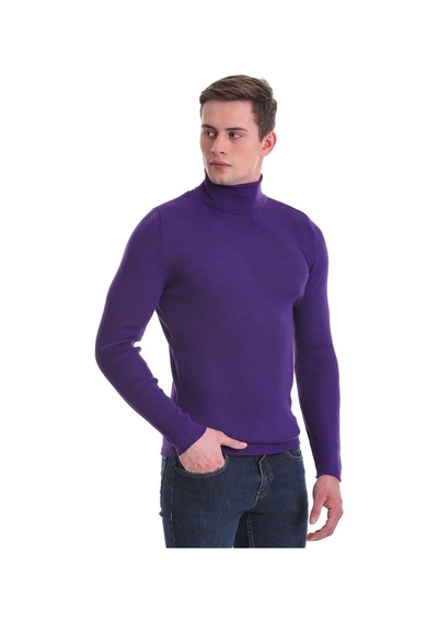Hatemoğlu Mor Slim Fit Fitilli Balıkçı Yaka Yünlü Triko Kazak 34232023a010 Mor Hatemoğlu Mor Slim Fit Fitilli Balıkçı Yaka Yünlü Triko Kazak 34232023a010 Mor