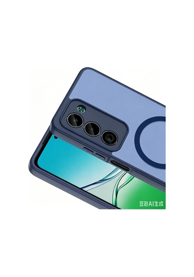 Redmi 15 Kılıf M-safe Şarj Özellikli Zore Babet Kapak - Lacivert