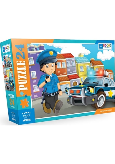 24 Parça Puzzle - Polıce Polis