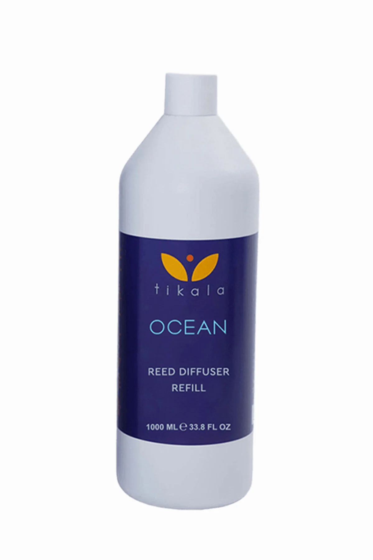 Bambu Çubuklu Oda Kokusu Kristal Yenileme Likiti Okyanus - 1000 Ml Lüks Ev Parfümü Refill - Yedek