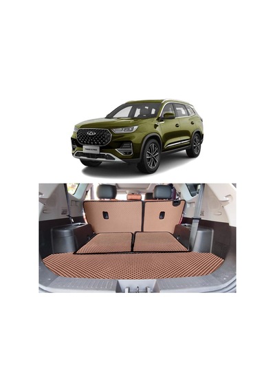 Bod Chery Tiggo 8 Pro Max Bagaj Havuzu Paspası 2024-sonrası Kahve 5 Parça